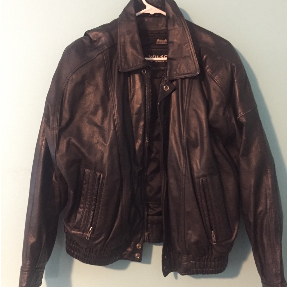 Leather jacket